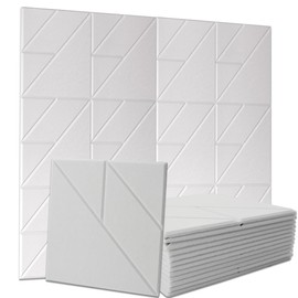 12 Pack Acoustic Panels Self-Adhesive Acoustic Panels Sound Absorbing, Soundproof Wall Panels Self Adhesive Sound Proof Foam Panels for Walls Multiple Shapes 12" X 12" X 0.4"