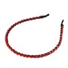 VOCOSTE Hair Hoop Women Headband Headband Rhinestone 0.6cm Width 1pcs