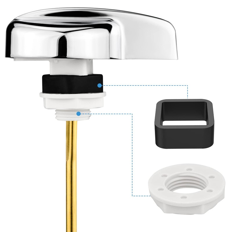 TOTO Compatible Toilet Flush Handle - Side Mount Trip Lever