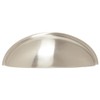 Franklin Brass Brushed Nickel Bin Cup Pull, Cabinet Handles and