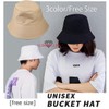 SLOW & MELLOW Bucket Hat, Unisex, Simple, Korean Style, Solid,