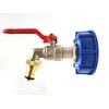 IBC Outlet Tap Ball Outlet Valve 3/4 Inch Long Version