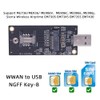 xiwai M.2 Key-B NGFF WWAN to USB 3.0 Riser Card