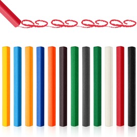 Dunzoom 12 Colors Underglaze Crayon for Ceramics Pottery, Bisque, Greenware, Colored Underglaze Pencil Crayon Set for Decorations Artists Ceramic Art Creation Fine Detailing Sketching and Shading