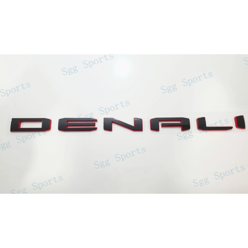 GMC 3pcs GMC 2021-2025 Yukon Yukon XL Black Red Door