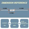 Innfeeltech 20 Pcs SEFUSE 10A 250V Thermal Fuses 121 Degree