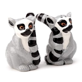 Puckator SP99 Lemur Ceramic Salt and Pepper Set