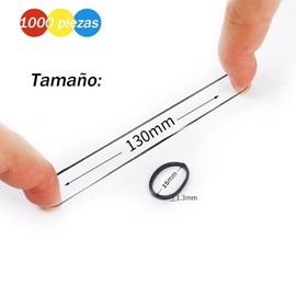 Mythya 1000 Piezas Ligas para Cabello, Niña Goma de Pelo Elásticos Lazos de Goma Bandas de Goma para Niñas (Multicolor)