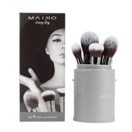Set of 9 Brochas Maiko Luxury Grey