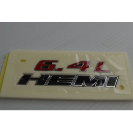 Jeep Dodge Chrysler 6.4L HEMI Emblem MOPAR GENUINE OE NEW Challenger Charger 300