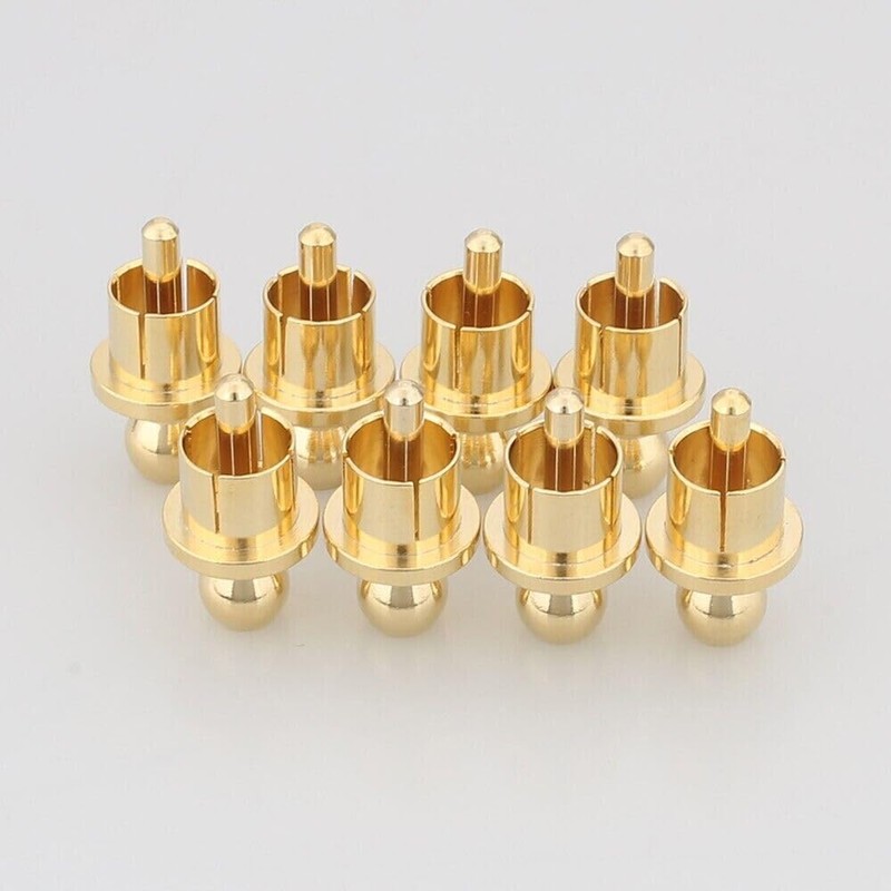 16Pcs Gold Plated RCA Caps Plug Short-Circuit Shielding Socket Protect