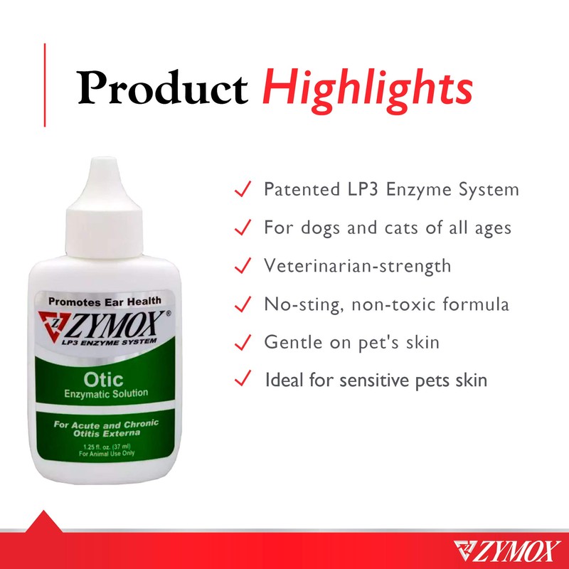 PET KING BRANDS Zymox Otic Enzymatic Solution for Dogs and