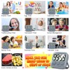 Antonki 2 Pack Digital Timer for Kids, Magnetic Countdown Kitchen