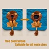 YOOLEETC Lion-Shaped Show Head Pet Canvas Shaped Shoulder Bag，Pet Out