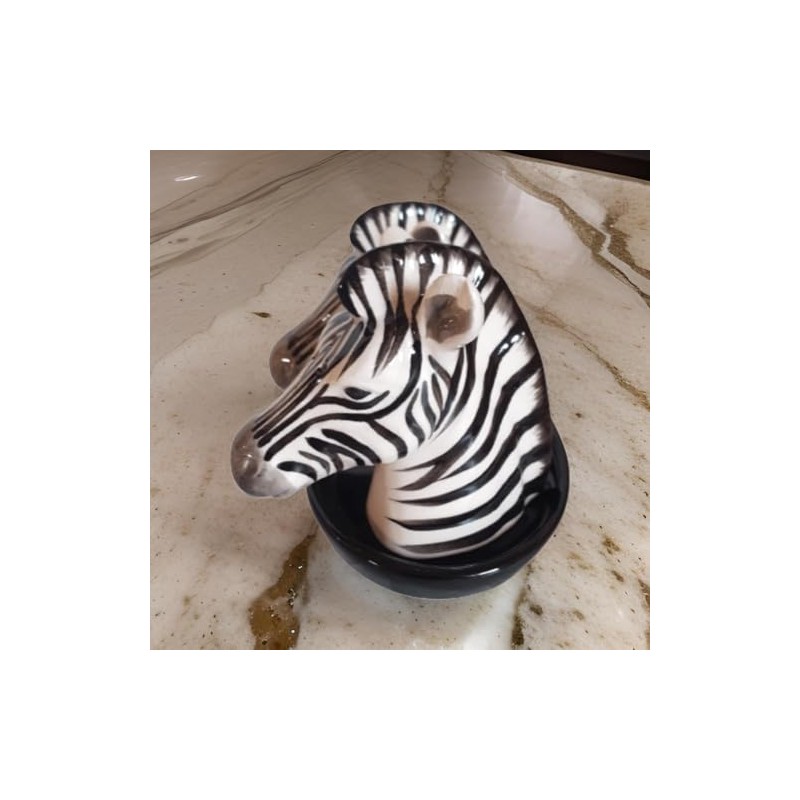 Ceramic Salt and Pepper Shaker Set, Animal Design, Fauna, Approx.