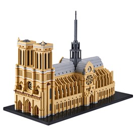 YaJie Micro Building Blocks Set for Adults Notre Dame Paris Architecture and Collection Creative Mini Bricks Model Toys Gifts for Kids 7380 pcs