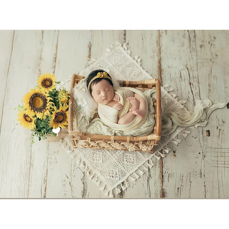 Honra Baby Photoshoots Props Blanket Newborn Photography Crochet Rug Photo