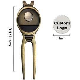 Mobile Pro Shop Divot Repair Tool Removable Magnetic Ball Marker-Best Divot Fixer