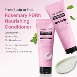 Medicube Rosemary PDRN Hair & Scalp Conditioner, con Aminoácidos y Proteínas, Fórmula Ligera 2 en 1, 250 ml