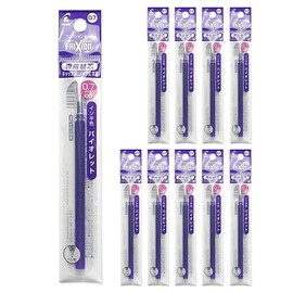 Pilot FriXion Ball Refills, 0.7mm, Violet, LFBKRF12F-V, 10pcs