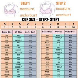 FHTECO Plus Size Bra for Big Busted Women - Lace T-Shirt Bra, Front Close, Underwire (42C, White)