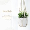 Mkono 3 Pack Macrame Plant Hangers Indoor Different Size Hanging
