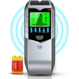 Stud Finder Wall Scanner, 5 in 1 high accuracy electronic detector, Suitable for wall wood metal studs, Stud sensor beam detector, For wood, AC wire, metal stud cross-section measurements