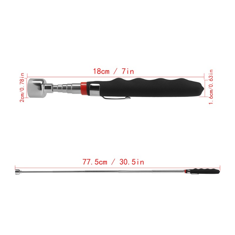 Heavy Magnetic pick-up tool 20 lbs for pick up.Telescoping Pick