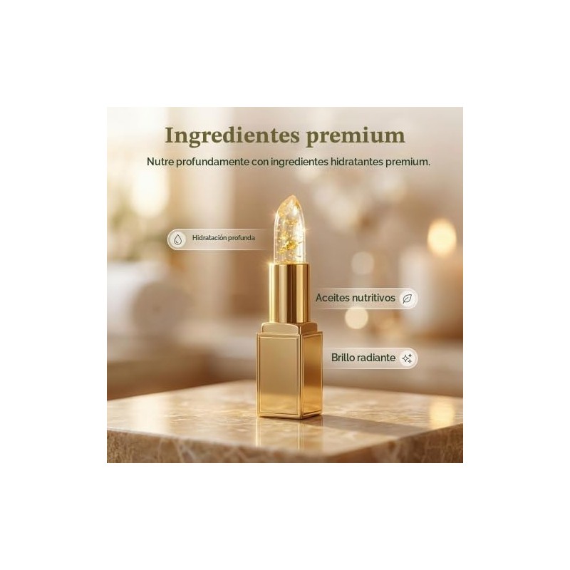 Labial Cambiante Auiepet 2026 – Color Personalizado y Hidratación de
