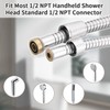 gcbcrit Shower Hose Replacement for Grohe 28143001 Relexaflex 59" Metal
