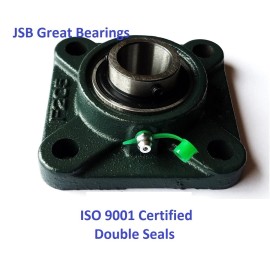 JSB UCF213-40 square flange bearings double seals 2-1/2 bore UCF213 40