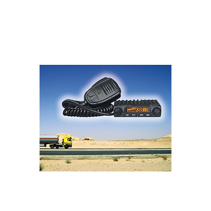 Albrecht AE-6110 Ultra Compact AM/FM Mini Mobile CB Radio