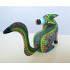 ALKIMIA INC Mexican Alebrije Seated Coyote Wood Carving Handcrafted Sculpture