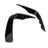 Front Bumper Wind Knife Fin Car Gloss Black Fog Light