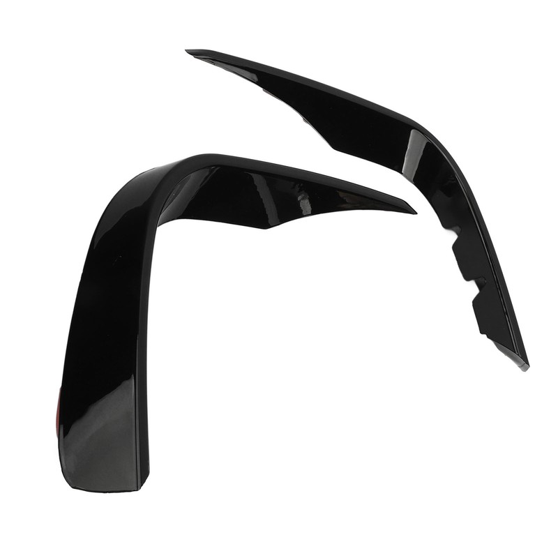 Front Bumper Wind Knife Fin Car Gloss Black Fog Light