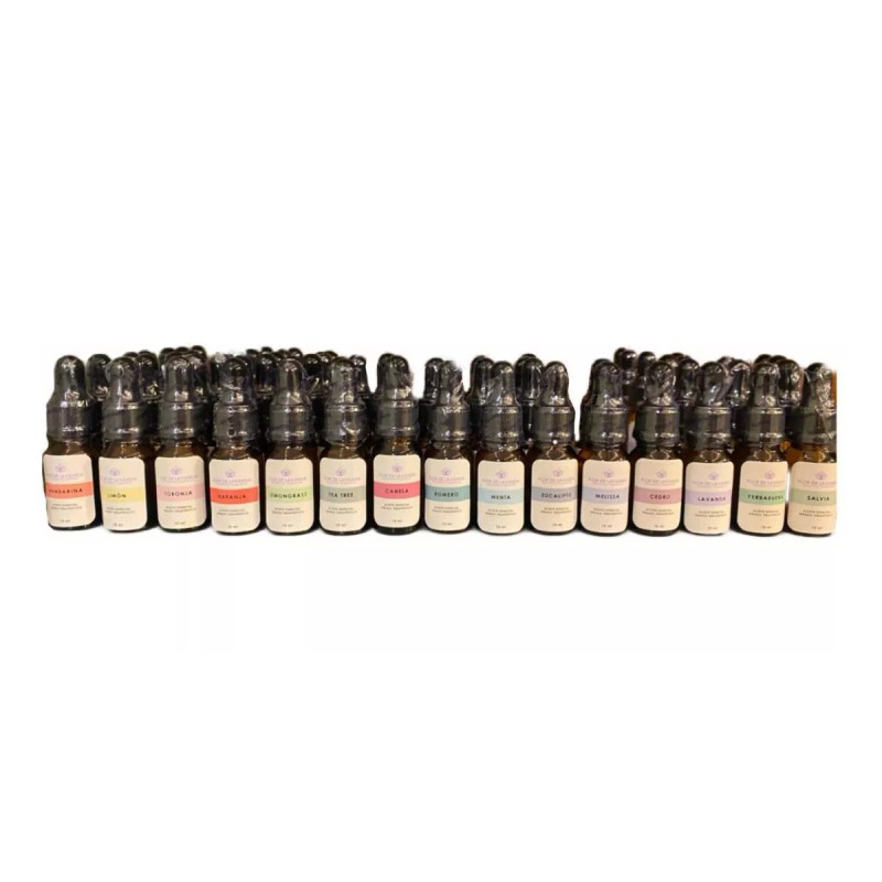 Flor de Lavanda Aceite Esencial Orgánico Puro De 10 Ml