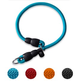 LOS ANDES Dog Collar Soft Nylon Training Slip Collar Adjustable Stopper Choke Collars for Small, Medium and Large Dogs