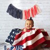 4th of July Garland - Star and Stripes Fabric Banner