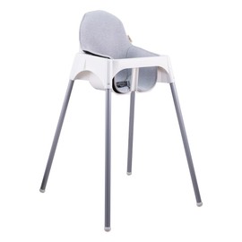 JYOKO KIDS Seat Covers Compatible with Antilop Children's Chair, 100% Cotton (Grey Stone)