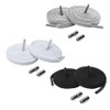 Elastic Flat Shoe Laces with Metal Buckles,6 Pairs No Tie