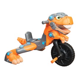Little Tikes Chompin' Dino Trike, Outdoor Indoor Ride On Toy w/Dinosaur Sounds Roars, Adjustable Seat, Rugged Wheels- Kids Gift, for Toddler Boys & Girls Ages 3 4 5+ Years Old, Large
