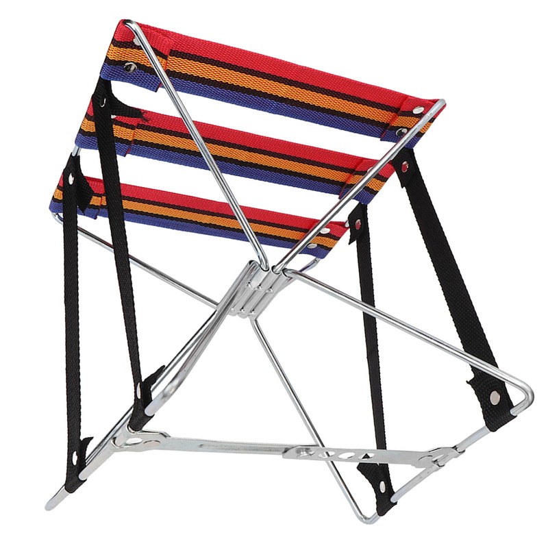 Pedicure Foldable Stool 4 Gears Adjustable Oxford Fabric Folding Stool