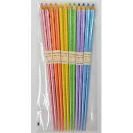 Aoba Colored Pencil Chopsticks Pretty 8.9 inches (22.5 cm) Make Your Dining Table Beautiful, Set of 6 Pairs