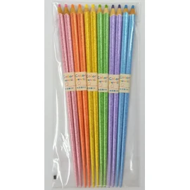 Aoba Colored Pencil Chopsticks Pretty 8.9 inches (22.5 cm) Make Your Dining Table Beautiful, Set of 6 Pairs