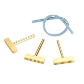 3 Stück/Set 30W/40W/60W T-Lötkolbenspitzen, T-Spitze-Lötkolben, Messing, Silizium, mit Heißpresse, für die Reparatur von gebogenen LCD-Bildschirmen, Reparatur von weichem Draht