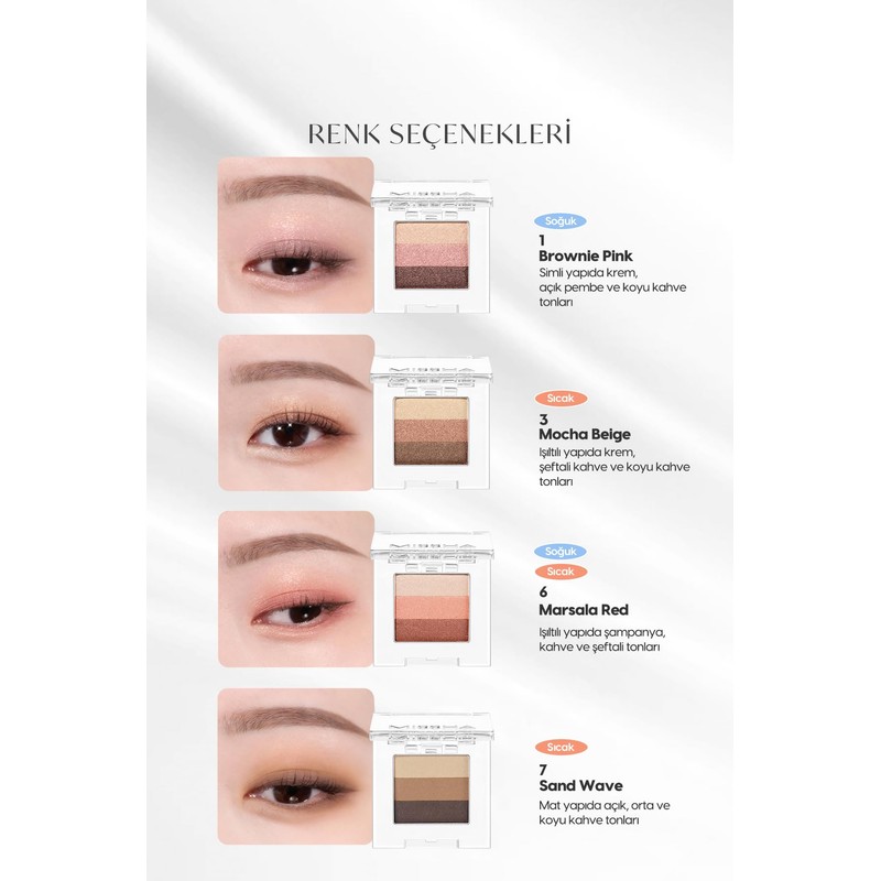 Missha The Style Triple Shadow No.01 brownie Pink