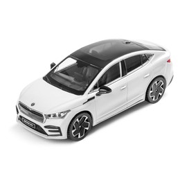Skoda 5LE099300S9R Enyaq Coupé RS Miniature 1:43 Scale Model Car White
