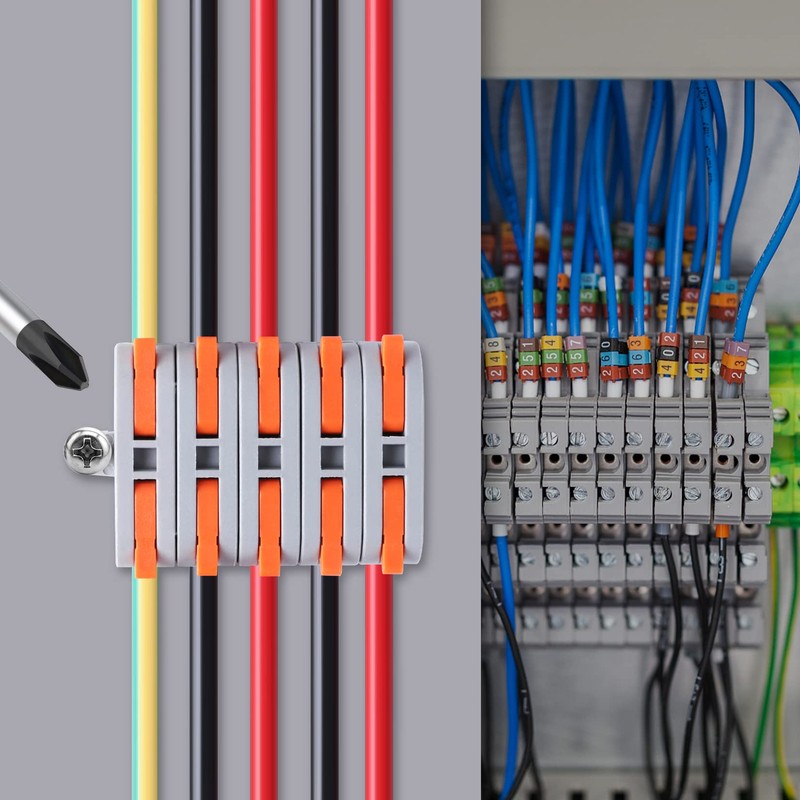 XHF 31PCS Conductor Compact Connectors Lever Wire Nuts, Electrical Connectors