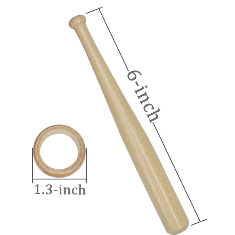 ZHTOOL Wooden Baseball Display Stand Holder (1 Pack)