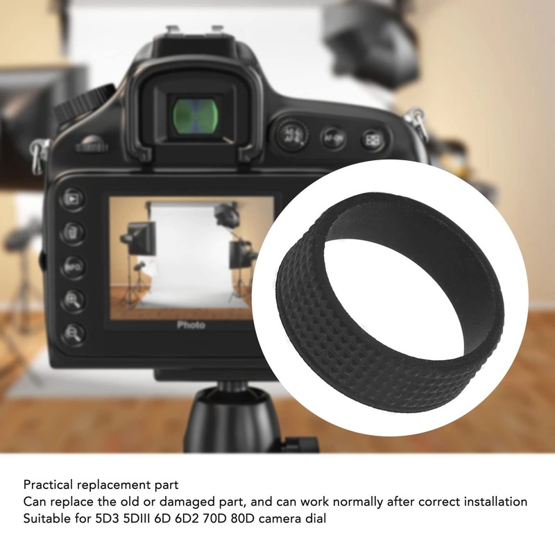 Annadue Camera Mode Dial Around Circle, Rubber Camera Dial Button